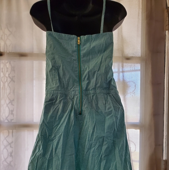 CAVI Green Gingham Romper - Picture 4 of 5